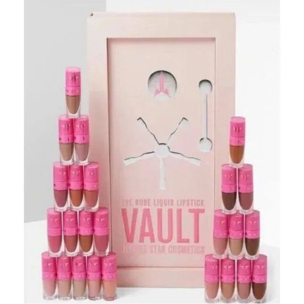 NIB Jeffree Star Cosmetics The Nude Liquid Lipstick Vault Collection. 25…